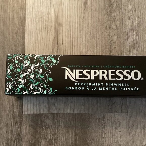 Nespresso Kitchen New Nespresso Peppermint Pinwheel Coffee Capsule